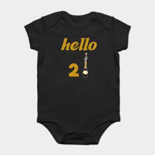 Hello 21 , Happy New year , New Year , New Years Eve , NYE 2021 , Hello 2021 Baby Bodysuit